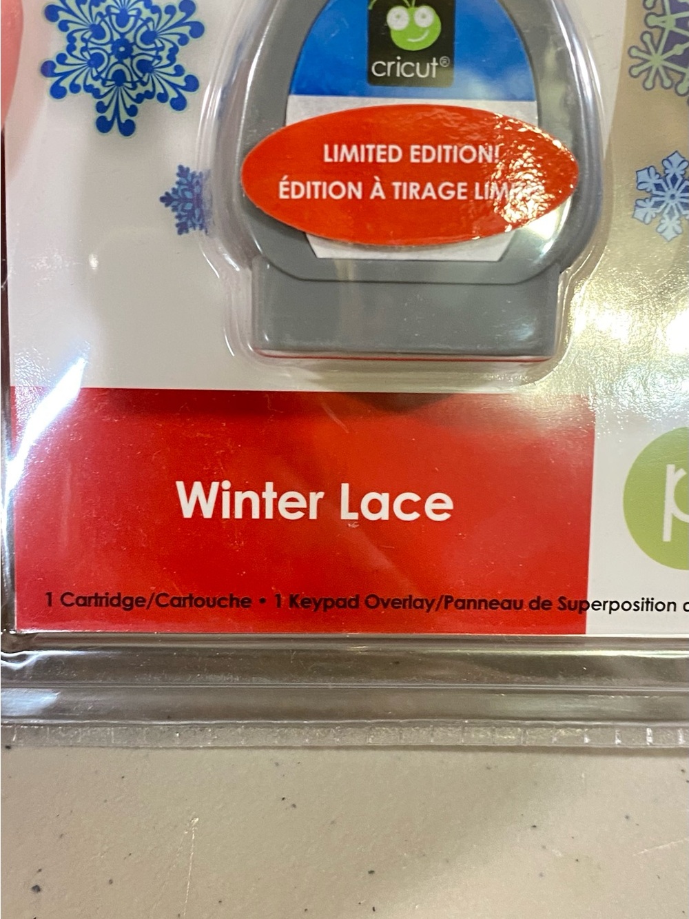 Cricut Winter Lace Cartridge 30 Snowflake Theme Die Cuts Paper Crafts NWT - Picture 2 of 4